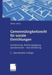 bokomslag Gemeinntzigkeitsrecht fr soziale Einrichtungen