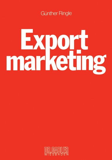 bokomslag Exportmarketing