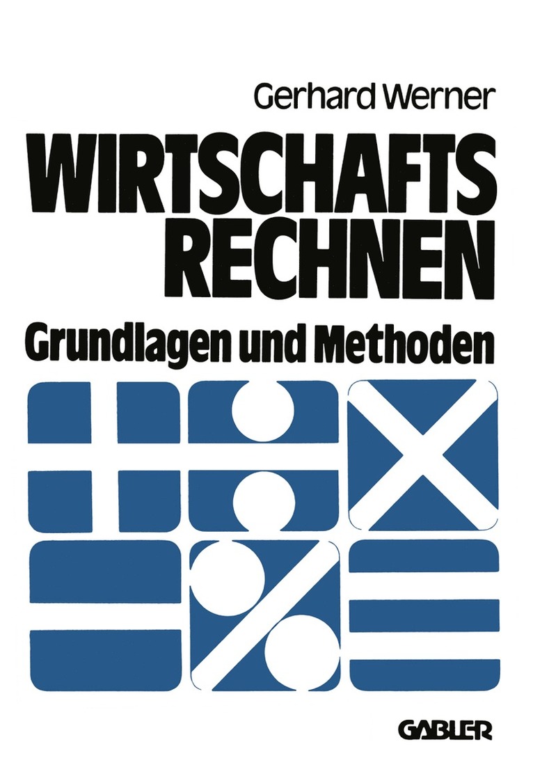 Gerhard Werner - Wirtschaftsrechnen, Häftad