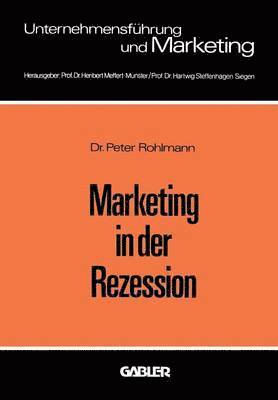 bokomslag Marketing in der Rezession