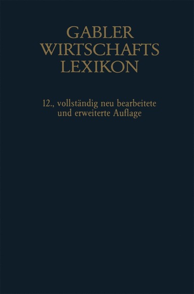 bokomslag Gablers Wirtschafts Lexikon