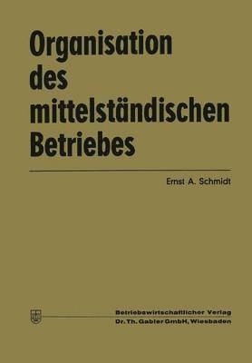 Organisation des mittelstndischen Betriebes 1