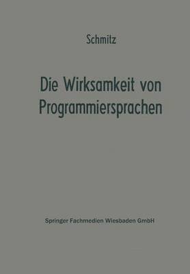 bokomslag Die Wirksamkeit von Programmiersprachen