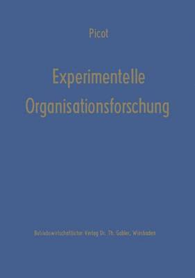 bokomslag Experimentelle Organisationsforschung