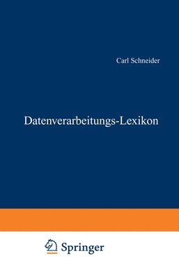 bokomslag Datenverarbeitungs-Lexikon