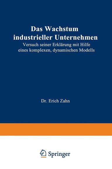 bokomslag Das Wachstum industrieller Unternehmen