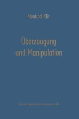 bokomslag berzeugung und Manipulation