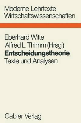 Entscheidungstheorie 1