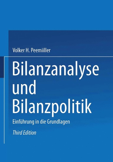 bokomslag Bilanzanalyse und Bilanzpolitik