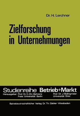 bokomslag Zielforschung in Unternehmungen