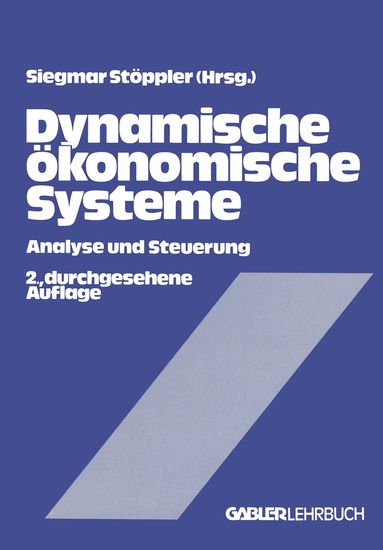 Siegmar Stöppler - Dynamische ökonomische Systeme, Häftad