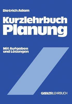 bokomslag Kurzlehrbuch Planung