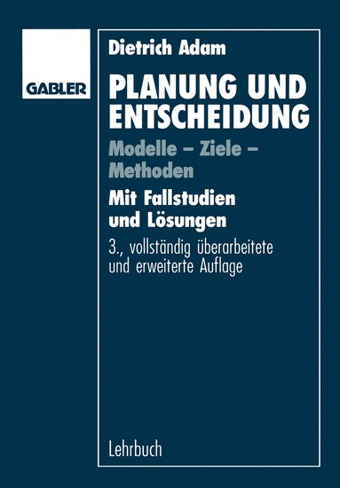 bokomslag Planung und Entscheidung