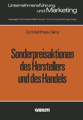 bokomslag Sonderpreisaktionen des Herstellers und des Handels