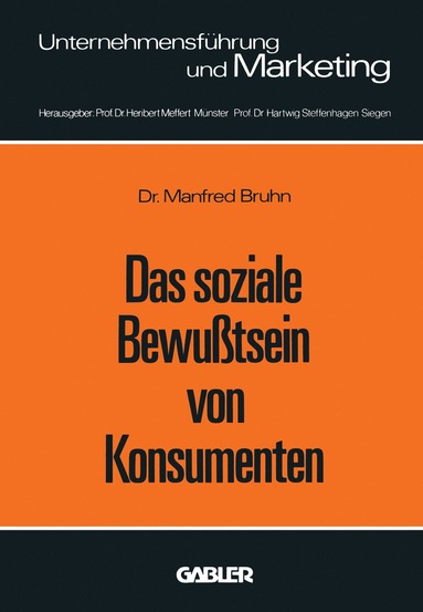 bokomslag Das soziale Bewußtsein von Konsumenten