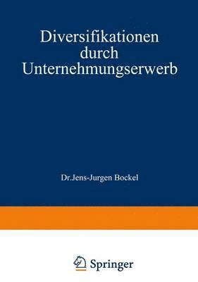 bokomslag Diversifikationen durch Unternehmungserwerb