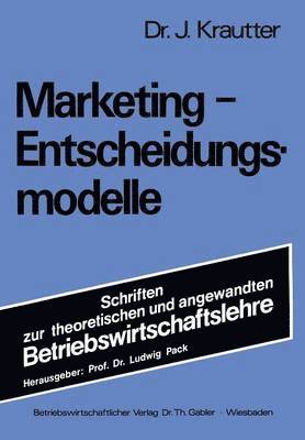 Marketing-Entscheidungsmodelle 1
