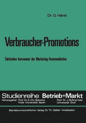 bokomslag Verbraucher-Promotions