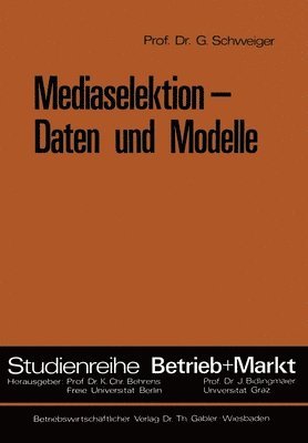 Mediaselektion  Daten und Modelle 1