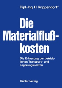 bokomslag Die Materialflußkosten