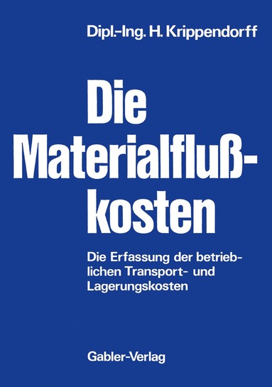 bokomslag Die Materialflußkosten