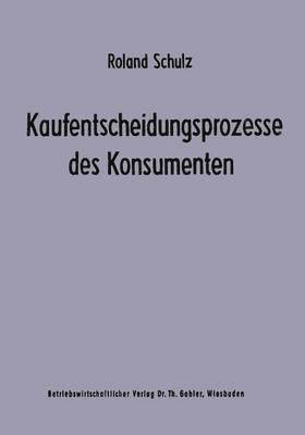 Kaufentscheidungsprozesse des Konsumenten 1