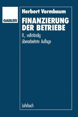 bokomslag Finanzierung der Betriebe