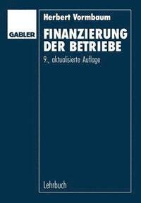 bokomslag Finanzierung der Betriebe