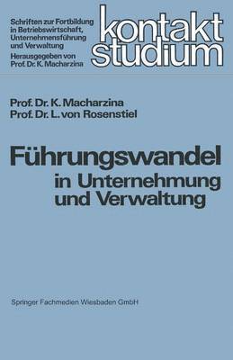 bokomslag Fhrungswandel in Unternehmung und Verwaltung