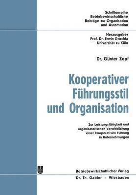 bokomslag Kooperativer Fhrungsstil und Organisation