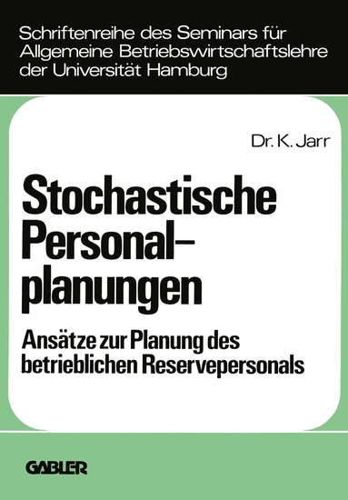 bokomslag Stochastische Personalplanungen