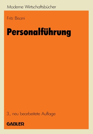 Fritz Bisani - Personalführung, Häftad
