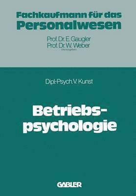 bokomslag Betriebspsychologie