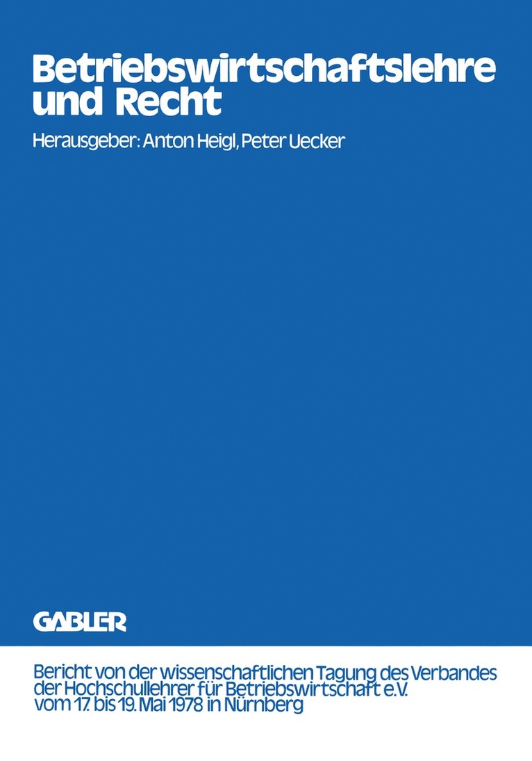Anton Heigl, Peter Uecker - Betriebswirtschaftslehre und Recht, Häftad