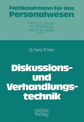 bokomslag Diskussions- und Verhandlungstechnik