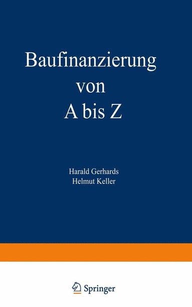 bokomslag Baufinanzierung von A bis Z