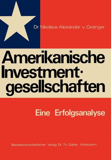 bokomslag Amerikanische Investmentgesellschaften