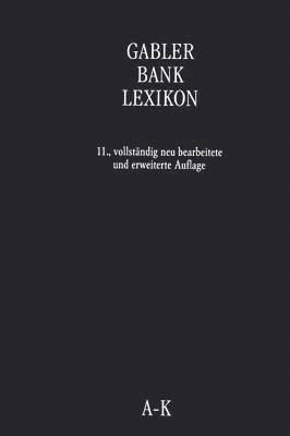 Gabler Bank Lexikon 1