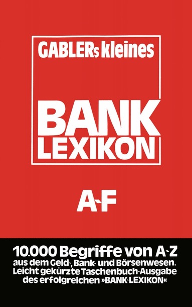 bokomslag Gablers Kleines Bank Lexikon