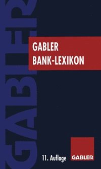 bokomslag Gabler Bank Lexikon