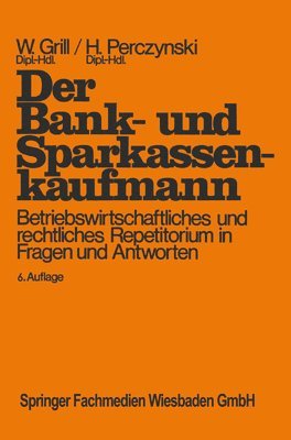 bokomslag Der Bank- und Sparkassenkaufmann