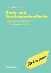 bokomslag Bank- und Sparkassenkaufleute