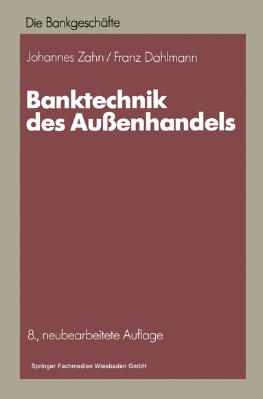 bokomslag Banktechnik des Außenhandels