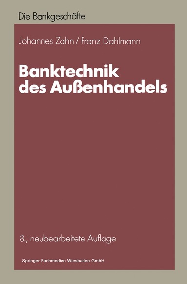 bokomslag Banktechnik des Auenhandels