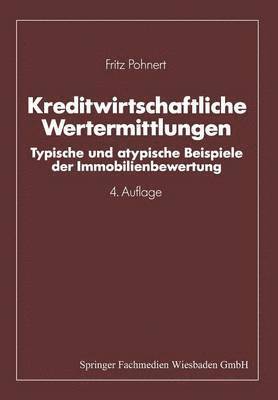 bokomslag Kreditwirtschaftliche Wertermittlungen