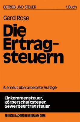 Die Ertragsteuern 1