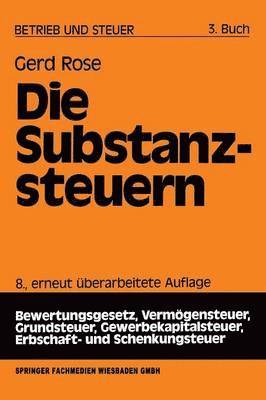 Die Substanzsteuern 1