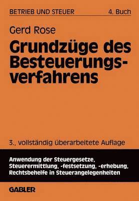 Grundzge des Besteuerungsverfahrens 1