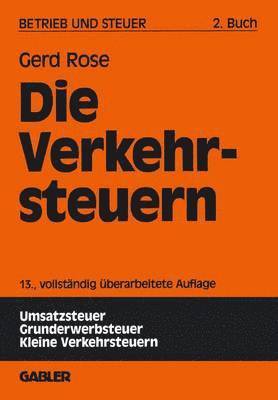 Die Verkehrsteuern 1