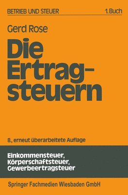 Die Ertragsteuern 1